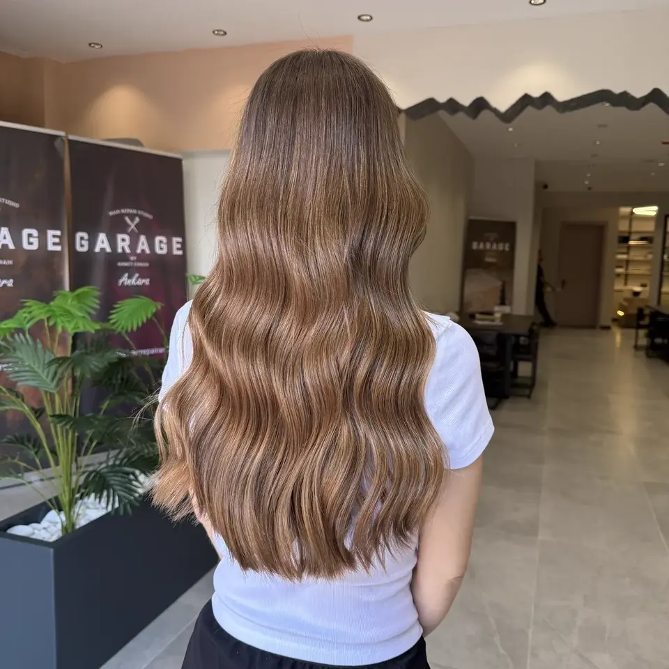 Garage Hair Repair Ankara stüdyosunda tamamlanan saç çalışması