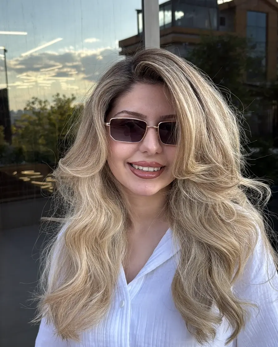 Renk ve ton çalışması sonrası saç